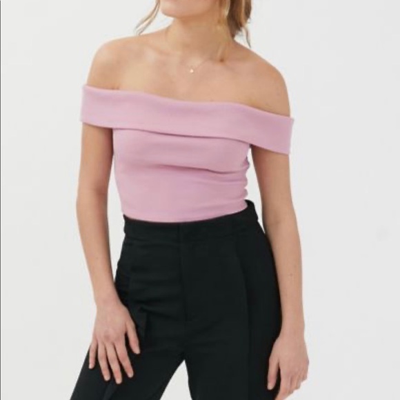 Urban Outfitters Tops - UO Minnie off the should top